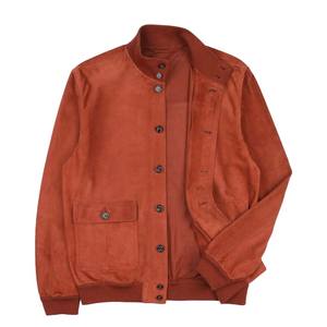 Chaquetas de Cuero de Gamuza para Hombre, Estilo Urbano, con Cuello Alto, Diseño Transpirable para Invierno, Servicio OEM, Personalizable, de Pakistán - Product Image 4