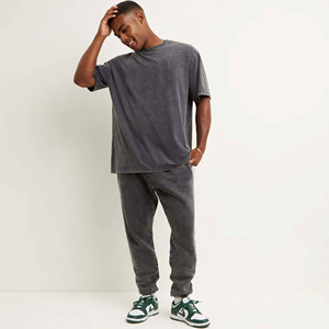 เสื้อยืดโชว์ไหล่ผ้าฝ้าย100% ขนาดใหญ่250กรัมสำหรับผู้ชายเสื้อยืดใส่ได้ทั้งชายและหญิงพิมพ์ลายแบบกำหนดเอง - Product Image 5