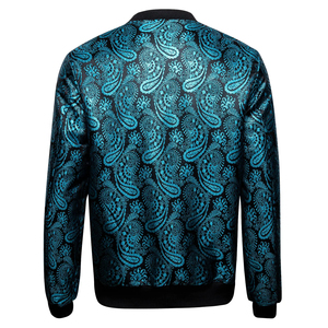 Chaqueta de bombardero personalizada de alta calidad unisex talla XL elegante a prueba de viento ligero cierre de cremallera diseño de hombre al aire libre - Product Image 2