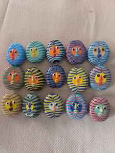 Cuentas de Chevron multicolores de alta calidad, pulsera de abalorios sueltos, fabricación de joyas, cuentas de cristal de Murano y cuentas de vidrio - Product Image 4