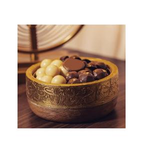 Bol à chocolat en métal poli argenté de qualité de luxe Bol à chocolat classique parfait pour servir du chocolat lors de mariages et d'événements - Product Image 4