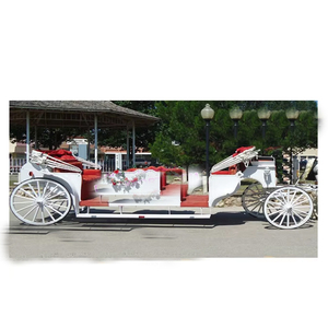 Nouveau Vis a Vis Limo Calèche tirée par des chevaux Royal Horse Drawn Carriages Fabricant Indian Wedding Horse Buggy à vendre - Product Image 1