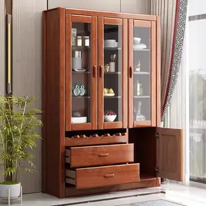 Modern living room furniture minimalist sideboard wine cabinet wine rack wine storage suitable for restaurant kitchen
