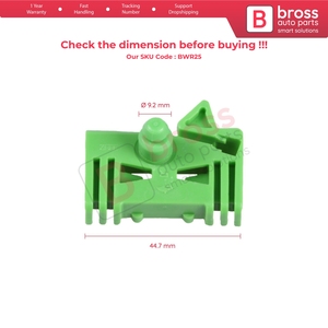 Clips de réparation de lève-vitre électrique BWR25 avant droit pour 306 1992-2003 4/5 portes HB Berline 9221C1 - Product Image 5