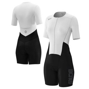 Traje de Triatlón para Mujer, Negro y Blanco, Spandex/Nailon, Transpirable, Ligero y de Secado Rápido - Product Image 5