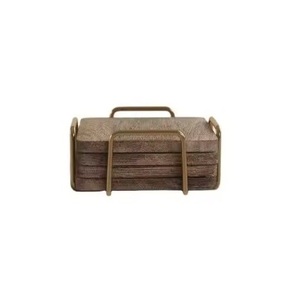 Best Quality Wooden <b>Coasters</b> <b>for</b> <b>Drinks</b> Handcrafted <b>Coaster</b> Manufacturer From India Tree Printed Hot Arrival At Low Price - Product Image 3