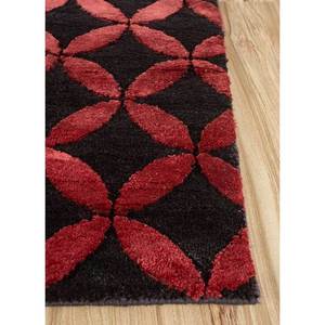 Alfombra Aakar by Kavi 9x12 Clásica Roja y Naranja, Tejida a Mano con Lana y Seda de Bambú, Patrón Geométrico Abstracto para el Hogar y el Pasillo, Esk-454 - Product Image 4