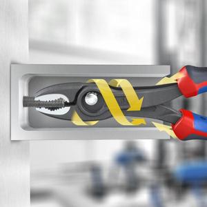 Alicates Knipex de 150 mm con Mango TwinGrip Comfort, Agarre Frontal y Lateral, Diseño Atramentizado Gris - Product Image 4