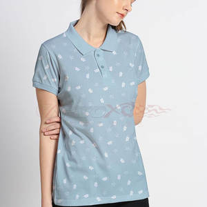 Camiseta Polo de moda para mujer con colores vibrantes y diseño de Cuello clásico Polo de secado rápido para mujer - Product Image 4