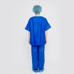 Oem <b>Scrub</b> Suit Manufacturer <b>Sets</b> Short Sleeve Elastic <b>Scrubs</b> Suit Medical <b>Scrub</b> <b>Sets</b> Women <b>Scrub</b> Suit Nurse Hospital Uniform - Product Image 3