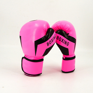 卸売 高品質 トレンド感あふれる 快適で通気性のある マジックテープ式 合成皮革製 ボクシンググローブ カスタムロゴ入り 男女兼用 - Product Image 5