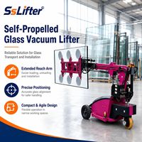 Nouveau robot de levage de verre à batterie de 400 kg, hauteur de levage de 2,7 m, pour la manipulation du verre, des miroirs, du marbre, du granit, télécommande