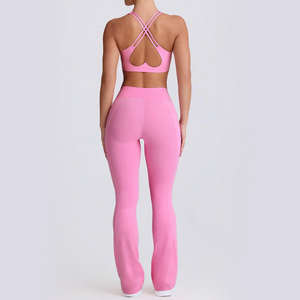 Conjunto de camisola y sujetador deportivo reversible de talla grande para mujer, transpirable, ecológico, de secado rápido, para yoga. - Product Image 3