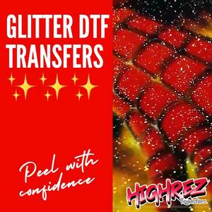 Feuilles DTF à paillettes HighRes 11x14 – Papier et film de transfert premium pour expressions créatives - Product Image 3