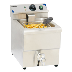 Freidora Eléctrica de 8L con Práctica Función de Drenaje de Aceite - Product Image 1