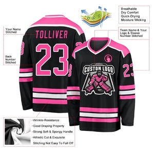 Maillot de hockey sur glace d'Équipe Canada Design Vente en gros Uniforme de hockey respirant par sublimation maille de qualité supérieure - Product Image 4