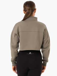Ensemble de sweats à capuche courts et longs pour femmes, respirants, pour l'hiver, de haute qualité, couleur unie, logo personnalisé, 100% coton molletonné, 2 pièces - Product Image 2