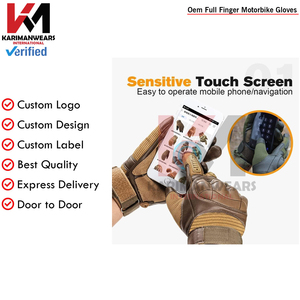 Guantes de Motociclismo Impermeables, Guantes de Moto Antideslizantes de Dedo Completo para Invierno, Verano y Todas las Estaciones, Marca Privada OEM - Product Image 2