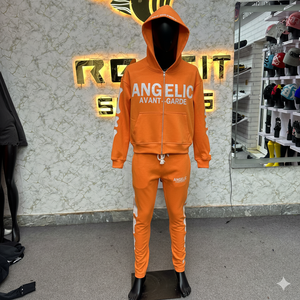 Logo personnalisé Design populaire Survêtement à fermeture éclair à bas prix pour hommes Style unique Nouveau design Survêtements pour hommes - Product Image 6