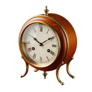 Reloj de mesa de madera de lujo con estilo minimalista y acabado premium, perfecto para escritorios y mesas. - Product Image 2