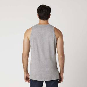 Algodón transpirable de talla grande estilo callejero ropa de hombre camisetas sin mangas ropa de verano de alta calidad gimnasio Fitness cuello redondo hombres camiseta sin mangas - Product Image 3