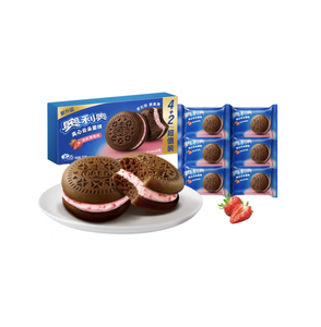 Pastel Oreoo Cloud Cake Sabor Fresa 132g, Envuelto Individualmente, Delicioso Postre con Base de Cacao y Centro de Crema de Frutas para Supermercado - Product Image 6