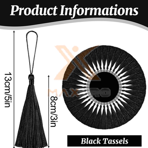 Borlas para Uniformes Ceremoniales de Alta Calidad, Tamaño Personalizado, Nuevas, (Nailon/Poliéster), Servicio OEM al por Mayor - Product Image 2