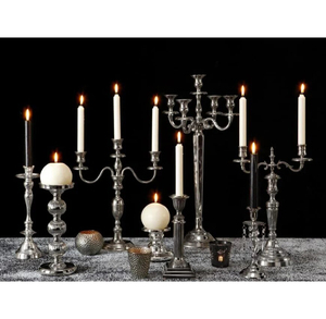 Candélabre doré de mariage avec bol de fleurs et bougie tasses en verre ouragan centres de table de mariage pour mariage et maison de luxe - Product Image 3