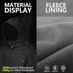 Chaqueta Softshell con capucha de gran tamaño para hombre, nuevo diseño de moda para invierno - Product Image 5