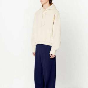 Sweat à capuche en éponge française vierge personnalisé de haute qualité pour hommes Streetwear sweats à capuche surdimensionnés à épaules tombantes - Product Image 4