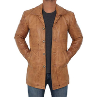 Veste en cuir de vachette pleine fleur pour homme, automne-hiver, style décontracté et professionnel, manteau en cuir naturel, doudoune, grandes tailles, fermeture éclair, personnalisable OEM