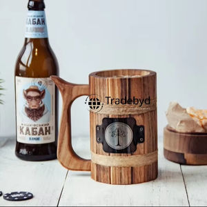 Tasse en bois écologique pour les amateurs de thé Large design naturel léger et durable par Tradebyd - Product Image 1