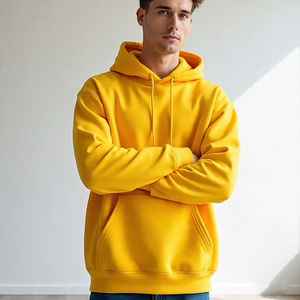 Sweat à capuche tendance 2025 en coton mélangé respirant, épais, personnalisable avec logo, haute qualité, meilleur prix - Product Image 3