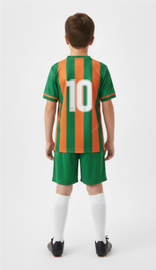 Ensemble d'uniformes de football haut de gamme, maillot personnalisé, short, tenue de sport, kit pour équipes de club, entraînement, match, vêtements de jeu, 100% polyester respirant - Product Image 4