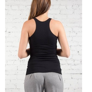 Débardeurs de sport pour femmes, sans couture, respirants, anti-rétrécissement, 100% coton, entraînement sportif, yoga, fitness, vente en gros - Product Image 2