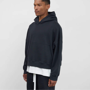 Sudadera con Capucha Unisex de Felpa Gruesa de Alta Calidad, Algodón Lavado, Impresión Serigráfica, Sudadera Holgada de Punto con Logotipo Personalizado - Product Image 3