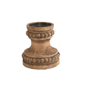 Bougeoir en bois antique pilier de mariage pour décor de table dernier design rustique gris lavage bougeoir en bois - Product Image 5