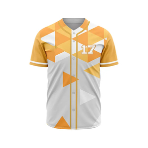 Ventes en gros de maillots de baseball brodés personnalisés de haute qualité, uniforme d'équipe personnalisé, maillot de baseball à boutons complets, fabrication - Product Image 6