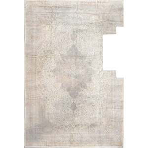 Tapis en laine noué à la main Aalam Gold Classic Pae-6047, motif médaillon et rectangulaire, grande taille pour la maison - pour salon ou chambre - Product Image 1