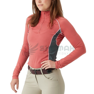 Camisa de capa base de equitación térmica de compresión avanzada comodidad flexibilidad adecuada para actividades ecuestres de todas las estaciones - Product Image 4