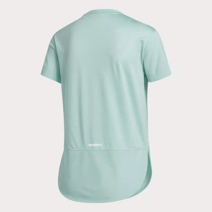 T-shirt sportif léger pour femme Eco Friendly 4 Way Stretch Spandex-Tissu en maille de coton respirant pour la salle de sport d'été - Product Image 2