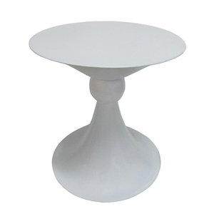 Taburete Triangular de hierro, muebles otomanos de Color blanco, muebles para el hogar, dormitorio, calidad personalizada, hechos a mano - Product Image 3