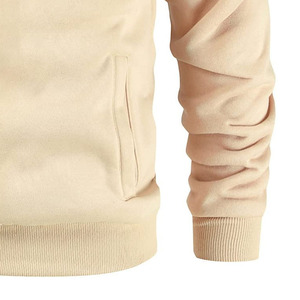 Sudadera con capucha de algodón 100% para hombre más vendida, forro polar de invierno con patrón sólido, Material superior con estampado de logotipo personalizable - Product Image 6