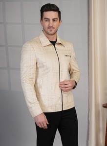 Costume Classique Crème de Haute Qualité pour Hommes, Blazer et Manteau pour les Soirées, les Événements Professionnels, les Mariages, Disponible au Meilleur Prix en Inde - Product Image 4