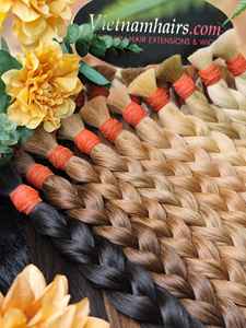 Venta al por mayor 2025 de alta calidad 100% extensiones de cabello virgen vietnamita máquina de fijación de fusión de doble trama estilo recto - Product Image 2