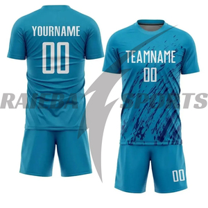 2025 Custom Sublimation Printed Breathable Lightweight Premium Quality Soccer Team Uniforms T-Shirts Shorts Sets Football Jersey - Product Image 4