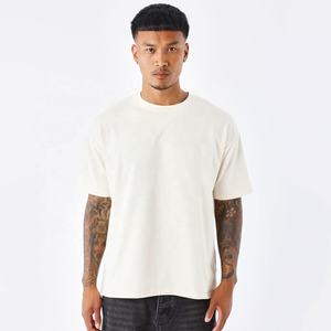 Camiseta de Verano para Hombre, Diseño Nuevo, Estilo Vintage, Casual, Personalizada, Lisa, Hip Hop, Corte Regular, Hombros Caídos, Manga Corta - Product Image 5