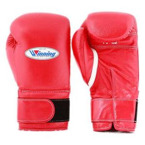Gants de boxe MMA en cuir de conception OEM, entraînement, imperméables, évacuation de l'humidité, légers, fermeture à scratch, couleur rouge - Product Image 1
