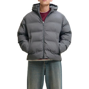 Vestes d'hiver matelassées pour hommes, imperméables, tendance, streetwear, rembourrées, pliables, vestes personnalisées, chauffe-corps - Product Image 4