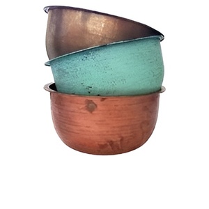 Cuenco de Spa de pedicura de forma redonda de cobre puro 100% clásico de alta calidad, acabados personalizados, precio al por mayor en la India, masaje de pies - Product Image 3